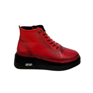 Botki  damskie ARTIKER 55C0962 CZERWONE