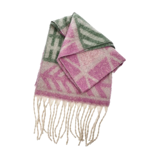 Szal damski PEPE MOLL 242810 MAUVE/GREEN