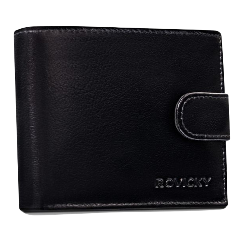 Portfel skórzany damski ROVICKY R-RM-11L-GCL/1841 BLACK