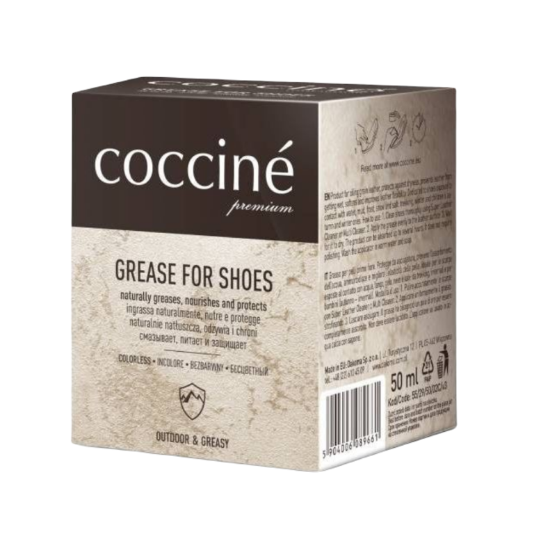 Tłuszcz ochronny do skór Coccino Grese For Shoes bezbarwny