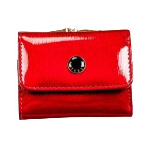 Portfel skórzany damski Peterson PTN PH32-1-SH Red