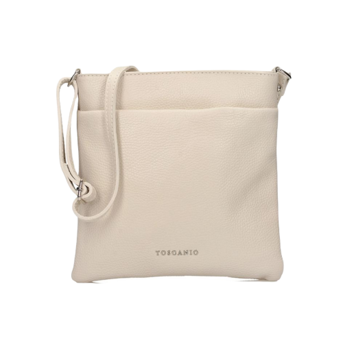 Torebka damska listonoszka Toscanio  F189 krem D37 