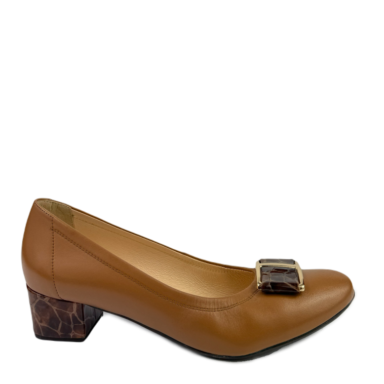 Czółenka damskie Arka Bioeco 5632/2612/2393 brąz