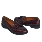 Mokasyny damskie ARKA BIOECO 6146-2313-2313 BORDO