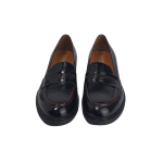 Mokasyny damskie ARKA BIOECO 6425-1974-2292 CZARNY -BORDO