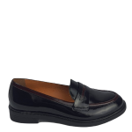 Mokasyny damskie ARKA BIOECO 6425-1974-2292 CZARNY -BORDO
