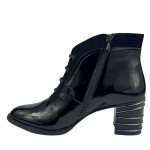 Botki damskie Arka Bioeco 7773/1974/0026 czarny lakier