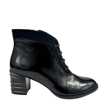 Botki damskie Arka Bioeco 7773/1974/0026 czarny lakier