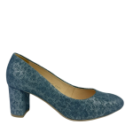 Czółenka damskie Kordel 1614 niebieski