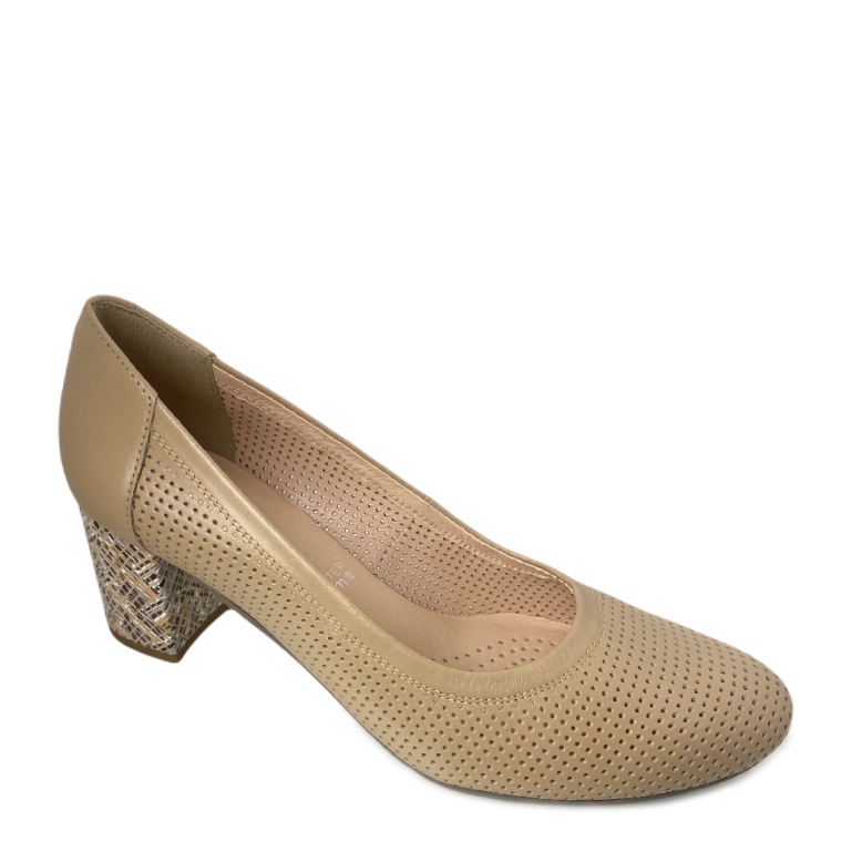 Czółenka damskie Arka Bioeco 5890/2170/2127 beż