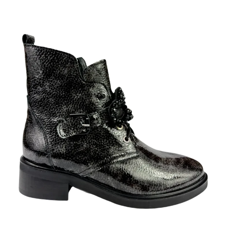 Botki damskie Higo 2608 grafit