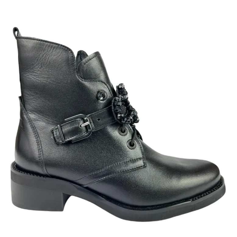 Botki damskie Higo 2608 czarny