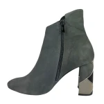 Botki damskie Higo Paula 8 stalowe