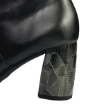 Botki damskie Aga 05755/39 czarny lico