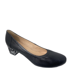 Czółenka damskie Arka skórzane 6057/1554/2121 Czarne