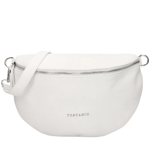 Torebka damska nerka Toscanio  F181 biała D01