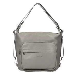Torebka damska plecak Toscanio F203 szara D17