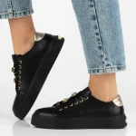 Sneakersy damskie Filippo DP 6854/25 BK-4