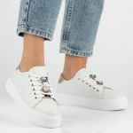 Sneakersy damskie Filippo DP 6854/25 WH-5