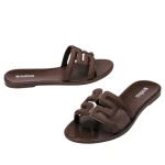 Klapki damskie Melissa M 36148 M silde brown-3