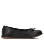 Baleriny damskie Filippo DP 6856/25 Bk -1
