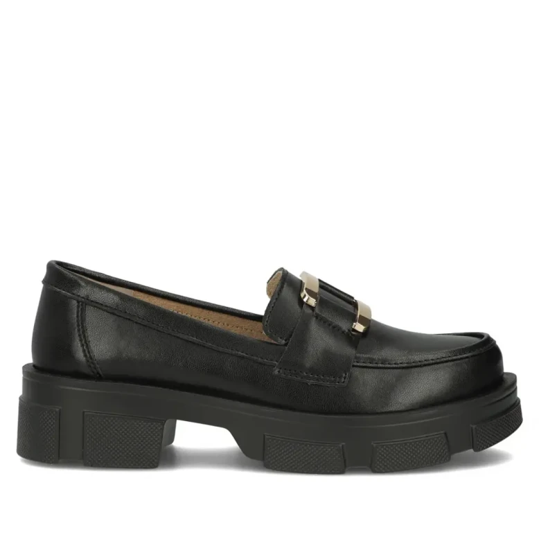 Mokasyny damskie Filippo DP6099/24 BK czarny-1