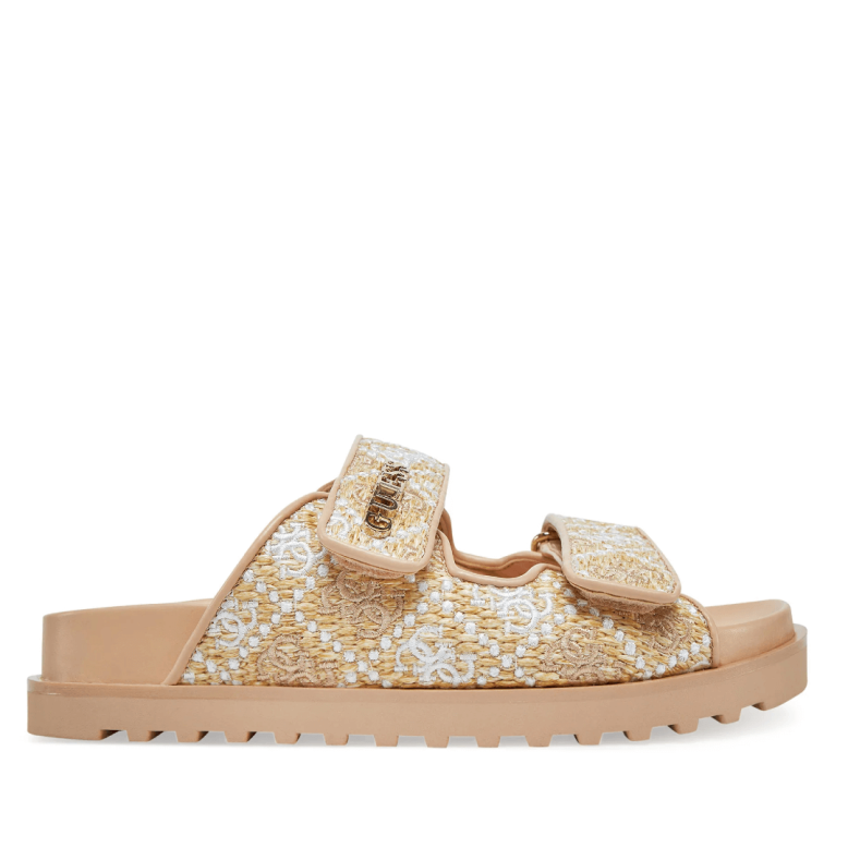 Klapki damskie GUESS FLJFZZ FAB19 Cream