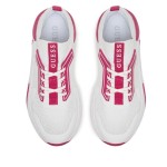 Sneakersy damskie GUESS Gaxtin FLPGAX FAB12 white fuxia