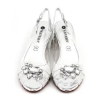 Sandały damskie Scaviola G-25 srebro-4