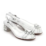 Sandały damskie Scaviola G-25 srebro-2
