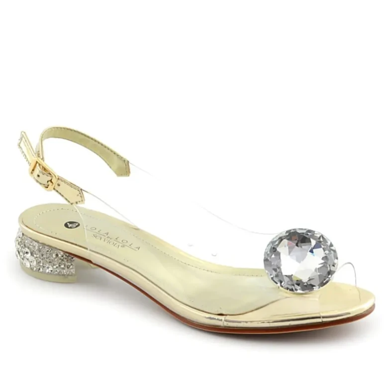 Sandały damskie Scaviola G-15 złoto-1