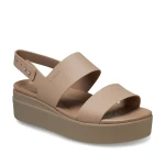 Sandały damskie Crocs 206453 beżowe-2