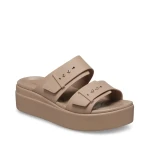 Klapki damskie Crocs 207431 beżowe-2