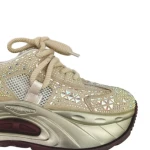 Sneakersy damskie John Doubare 727529 złoty-4