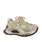 Sneakersy damskie John Doubare 727529 złoty-2