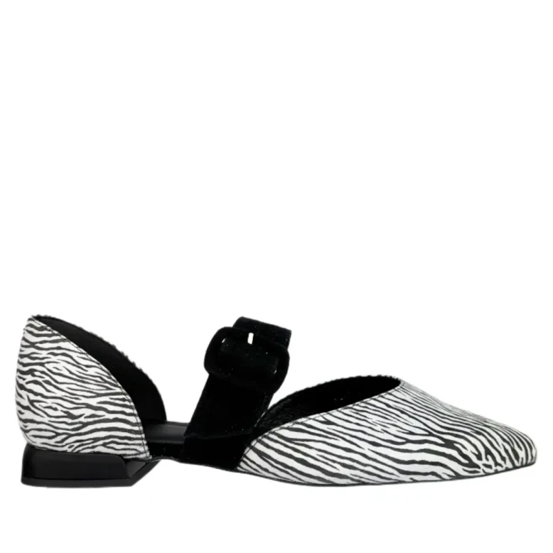 Baleriny damskie HIGO 2838 BIA516/CZ. WEL-1