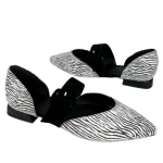 Baleriny damskie HIGO 2838 BIA516/CZ. WEL-3