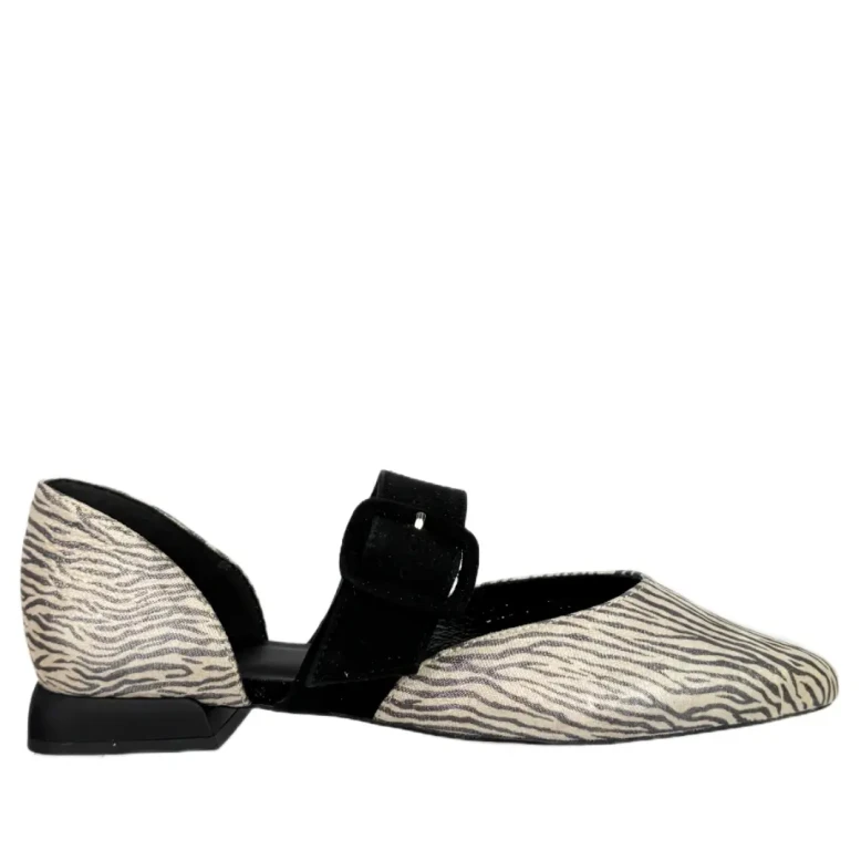 Baleriny damskie HIGO 2838 BEŻ515/CZ364-1