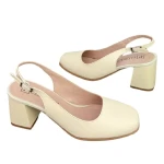 Sandały damskie Pitillos 10494 crema-3