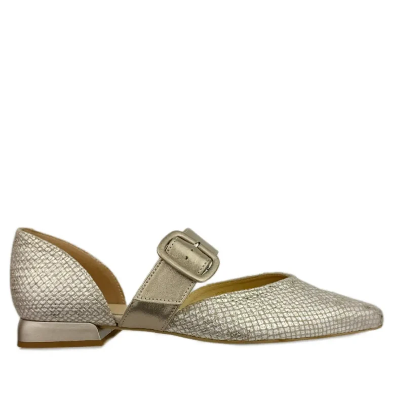 Baleriny damskie HIGO 2838 GOLD512/ZŁ340-1