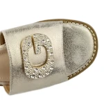 Klapki damskie S.Barski KV51-088 gold-4