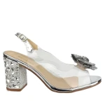 Sandały damskie S.Barski MR51-702 silver-1
