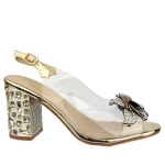 Sandały damskie S.Barski MR51-704 gold-1