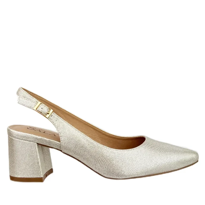 Czółenka damskie Sala QX2302-01 złoty-1