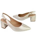 Czółenka damskie Sala QX2302-01 złoty-3