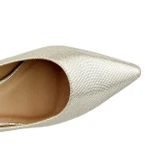 Czółenka damskie Sala QX2302-01 złoty-4