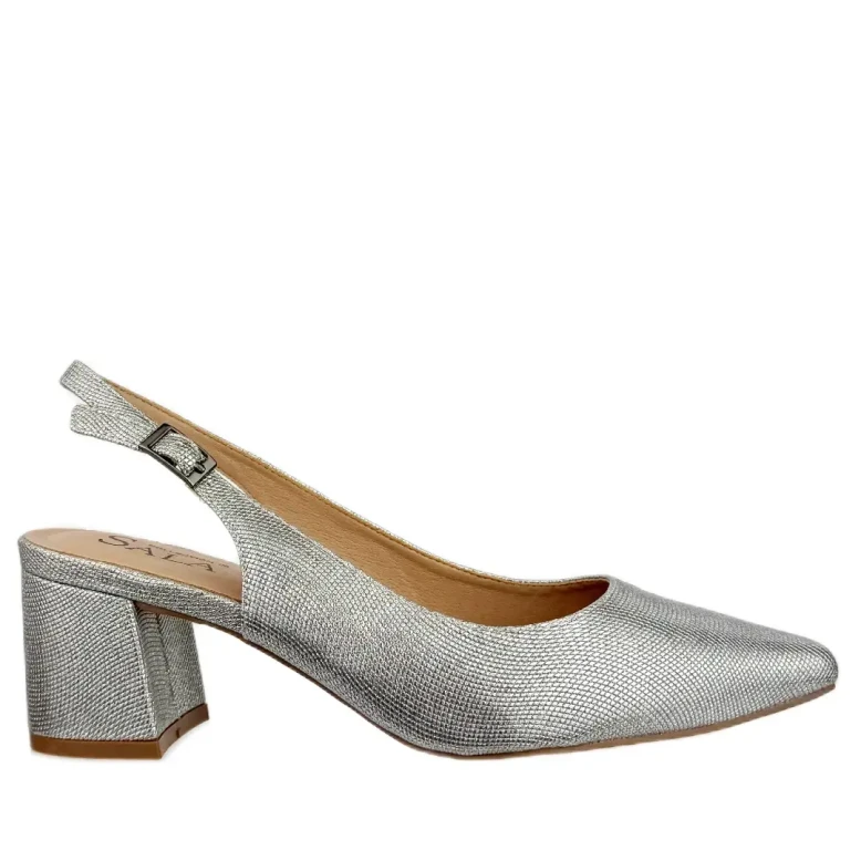 Czółenka damskie Sala QX2302-01 pewter-1