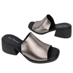 Klapki damskie Emi Romani 020.1073 290 metaliczne-3