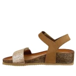 Sandały damskie Igi&Co 7697911 nabuk/vitel lam bran-5