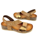 Sandały damskie Igi&Co 7698422 nabuk/brandy-3